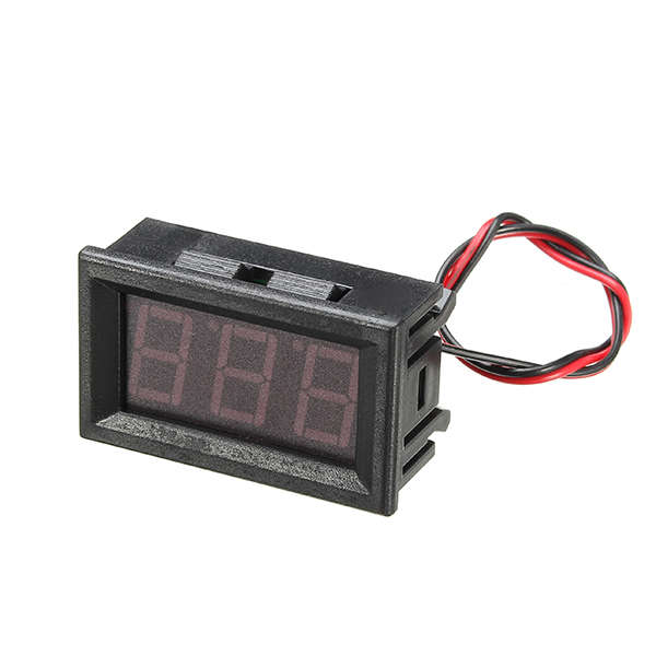 0.56 Inch AC70-500V Mini Digital Voltmeter Voltage Panel Meter AC Voltage LED Display Me (Color Red)