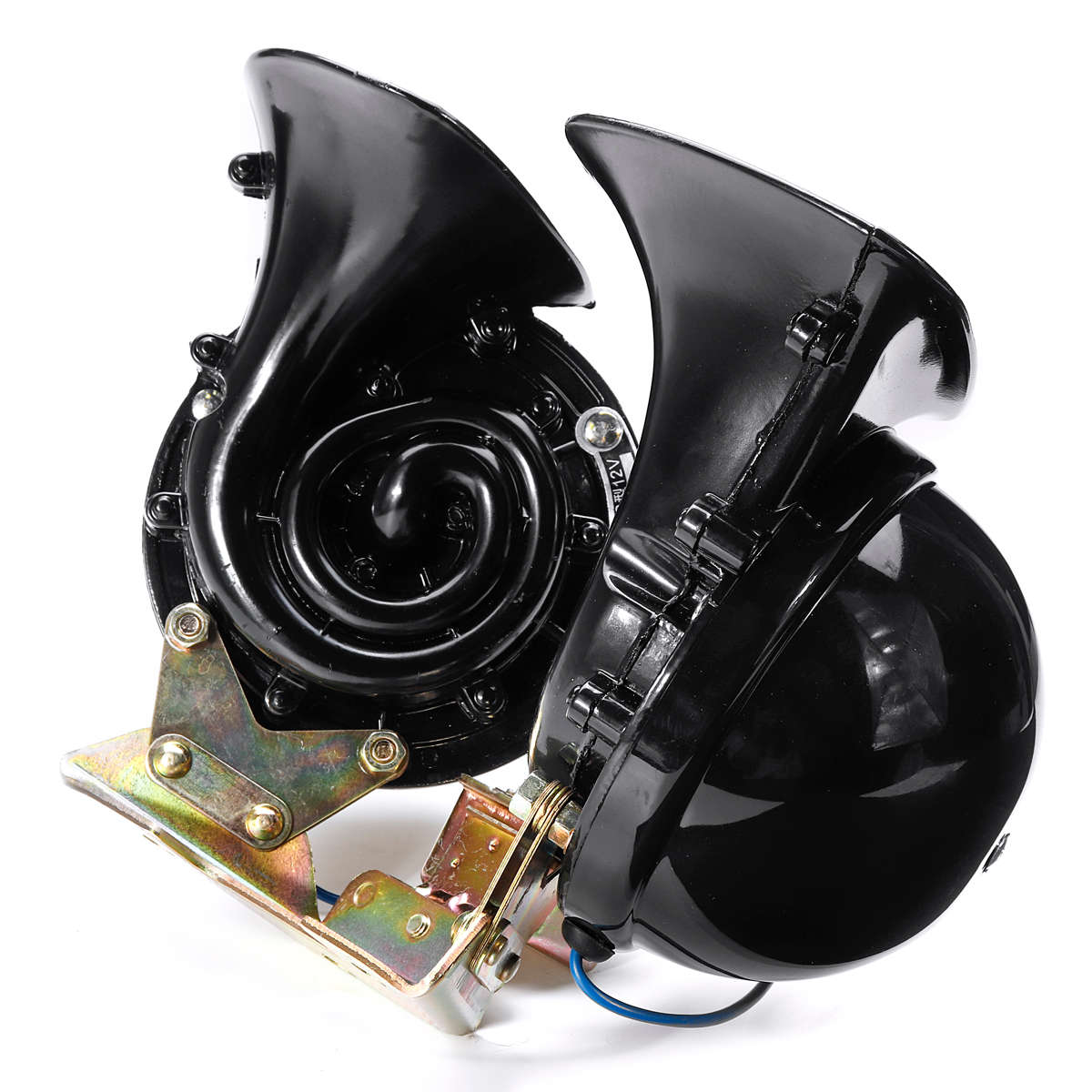 Pair 12V 300dB Waterproof Dual Electric Bull Air Horn Super