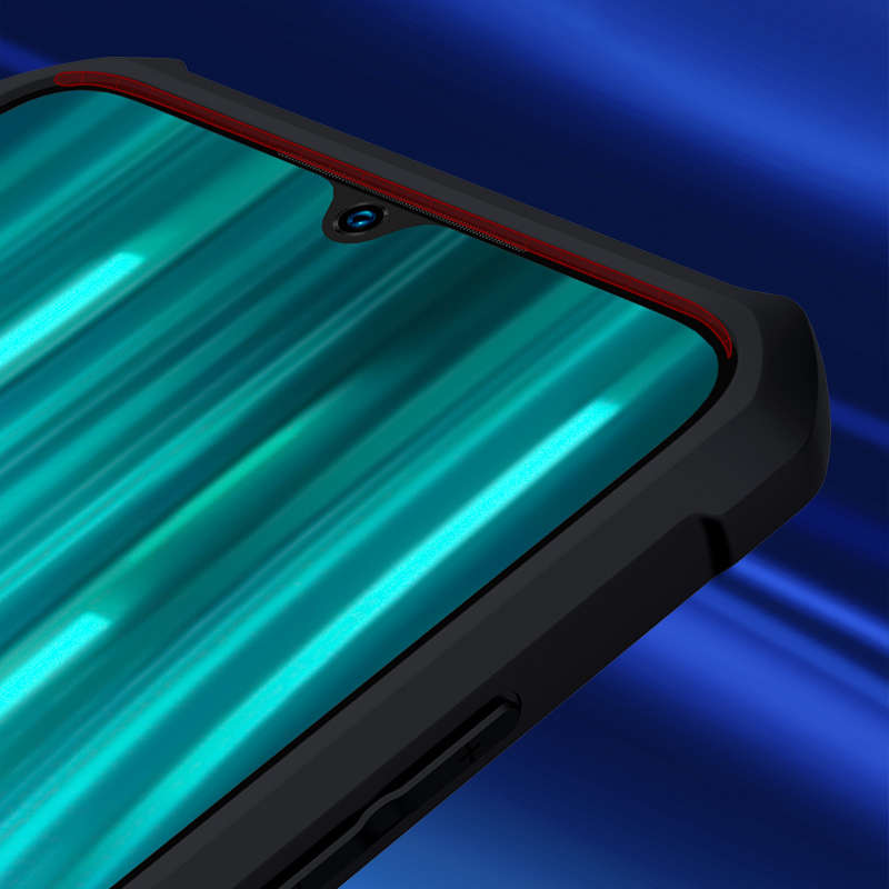 For Xiaomi Redmi Note 8 Pro Case Bakeey Armor Bumper Edge Transparent Soft TPU Protect (Color Black)