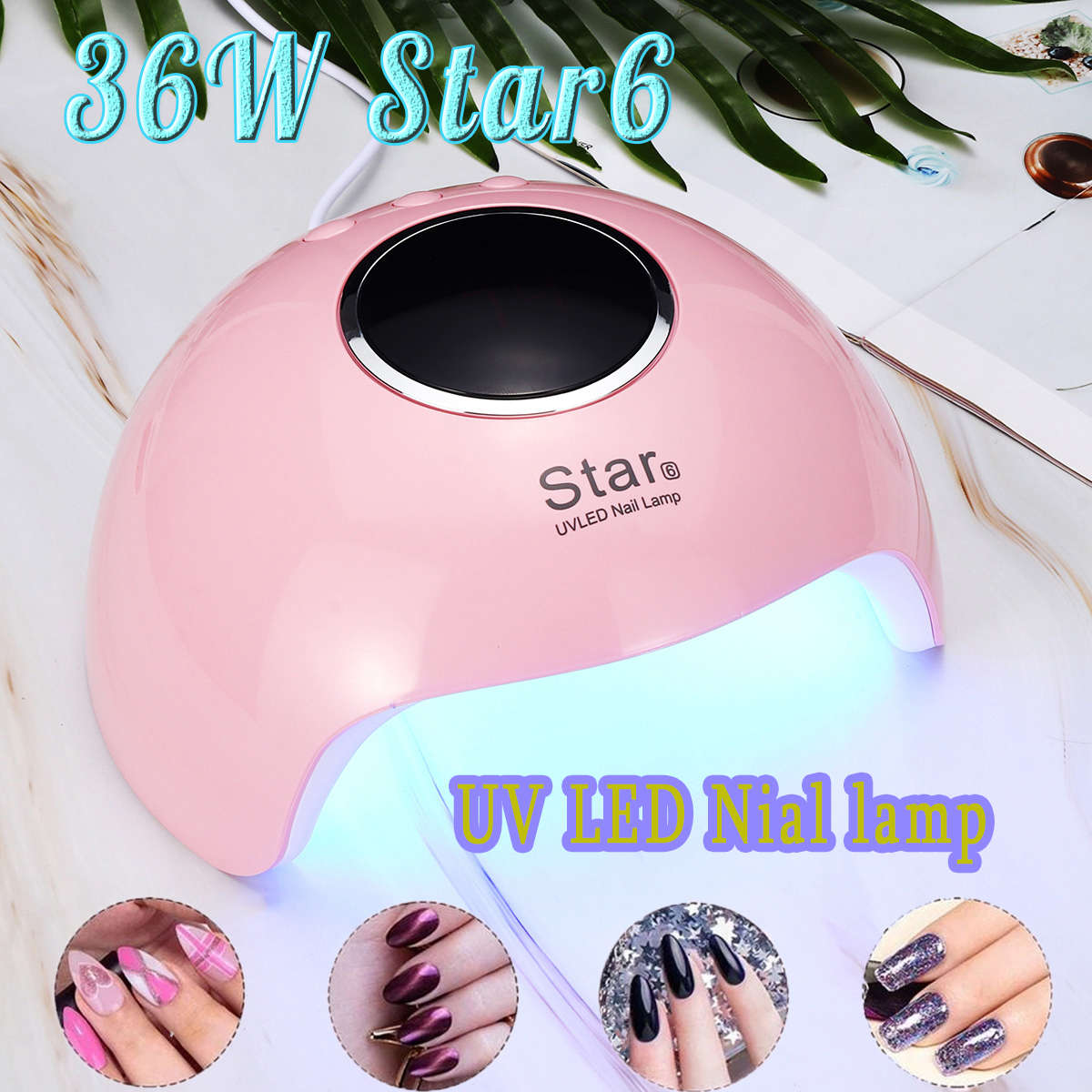 LED Nail UV Lamp for Manicure 80/54/36W Nail Dryer Machine UV Lamp For Curing UV Gel Nail Polish Wit