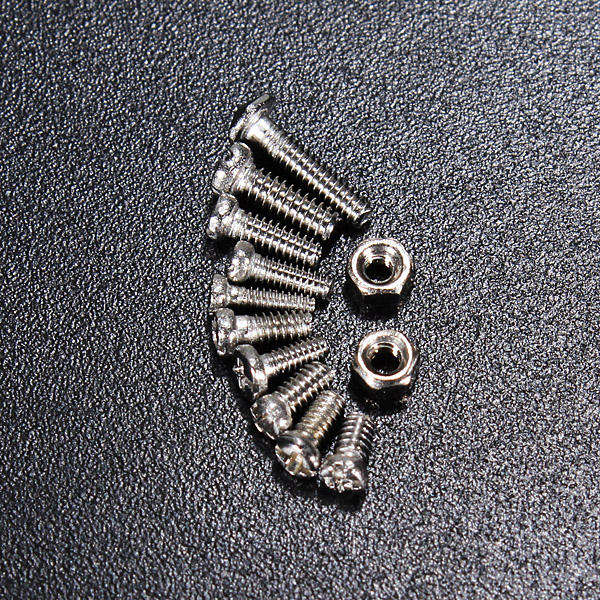 2 Set 12 Kinds of 1200Pcs Small Stainless Steel Screw Electronics Assortment Kit