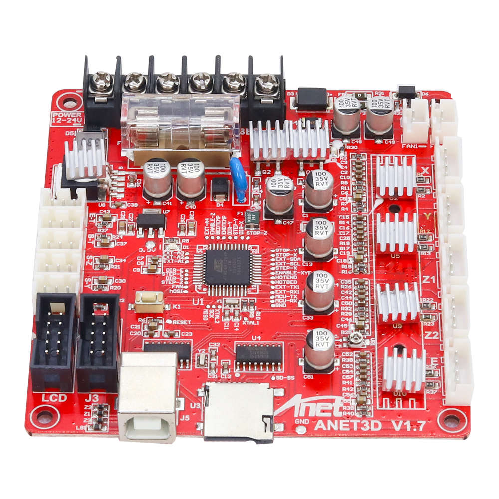 Anet Upgraded E16 Mainboard Motherboard Support Reprap Ramps1.4 A8 Main Control Board Diy For 3D Pri