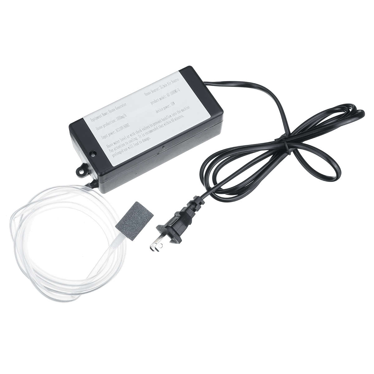 Ozone Generator 1000mg Ozonizer Water Air Sterilizer Purifier Cleaner Disinfector (Type B)