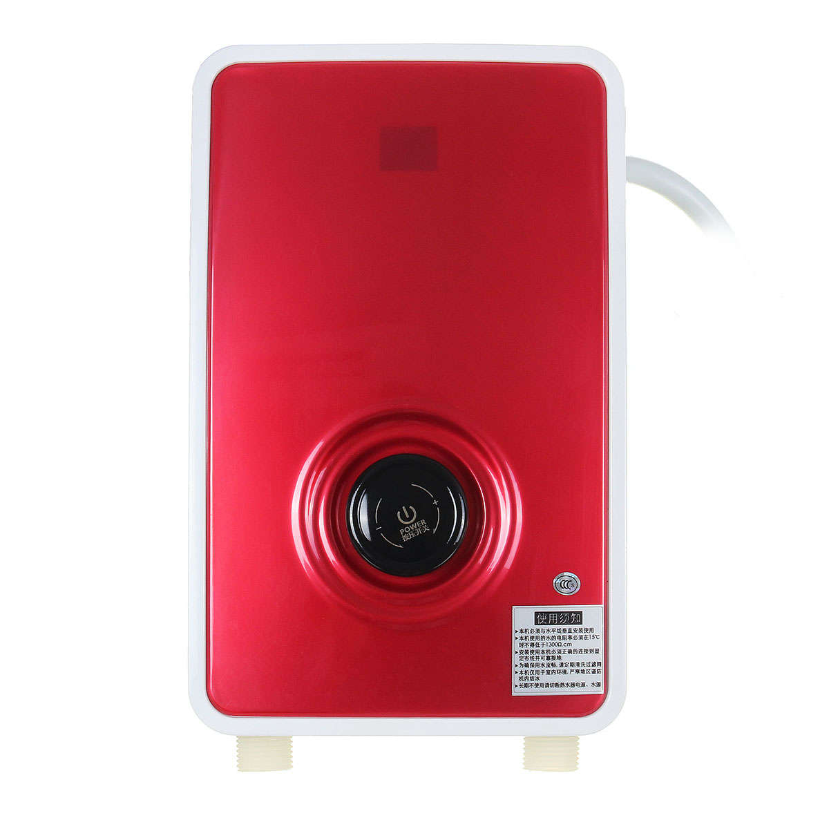 220V 5500W Electric Tankless Instant Hot Water Heater for Bathroom Kitchen Home