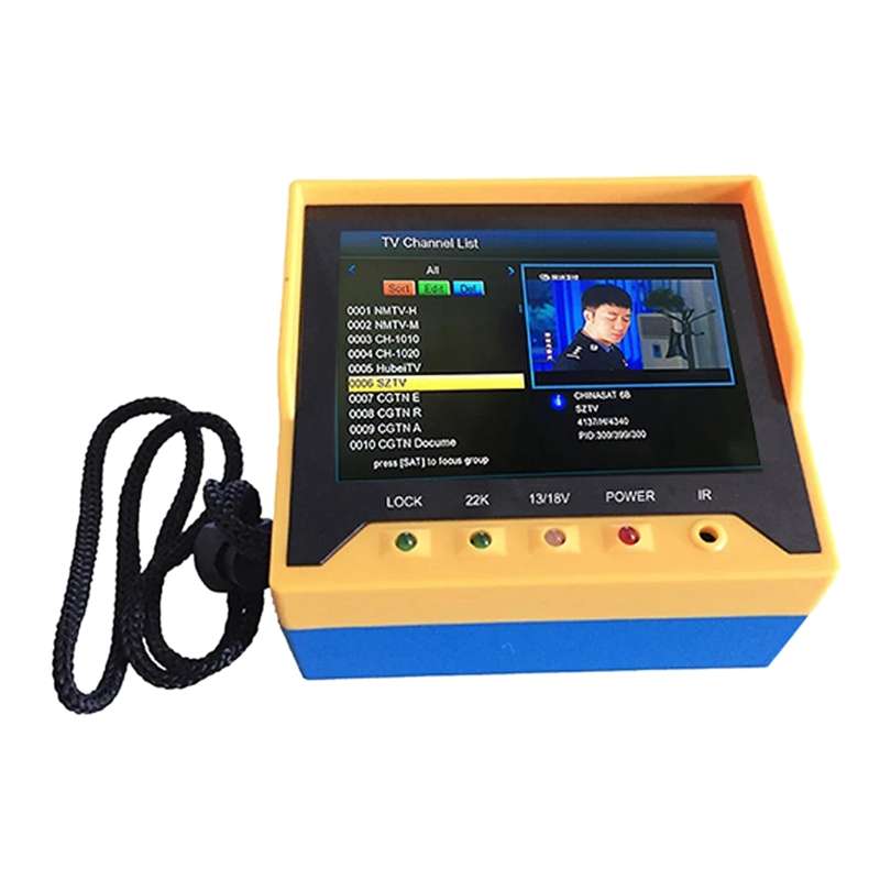 KPT-356H 3.5 Inch Handheld TFT LCD Multi-Function (DVB-S/S2) Digital Satellite Finder Vs Satlink WS-