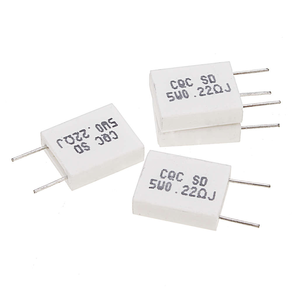 30pcs BPR56 5W 0.22R 0.22 Ohm 5w Non-inductive Ceramic Cement Resistor Wirewound Resistance...