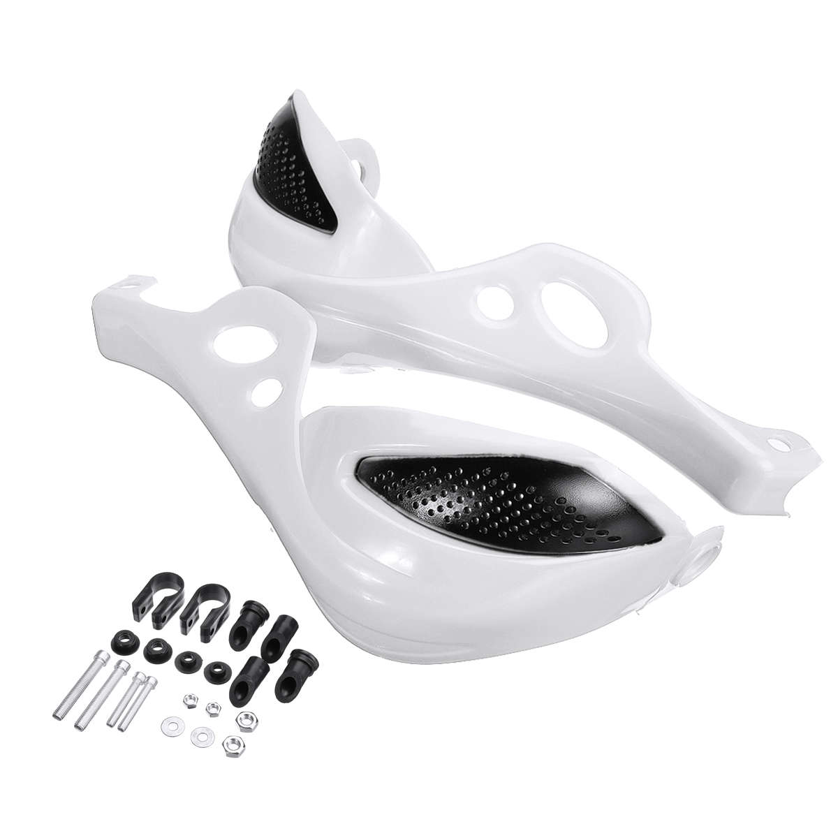 Pair Motorcycle Handlebar Handguard Hand Handle Guard