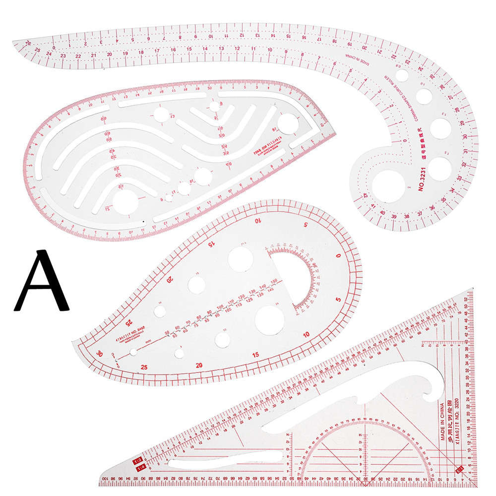 Multi-style Sew French Curve Metric Ruler Measure for Sewing Dressmaking TER Tools