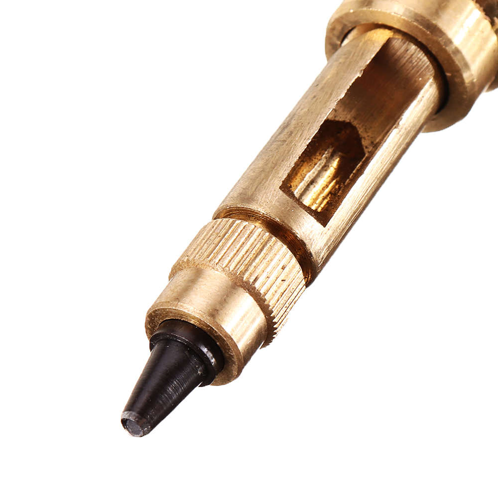 DIY Automatic Belt Hole Punch Leather Craft Accessories Rotary Punching Perforator with 6pcs Turn He