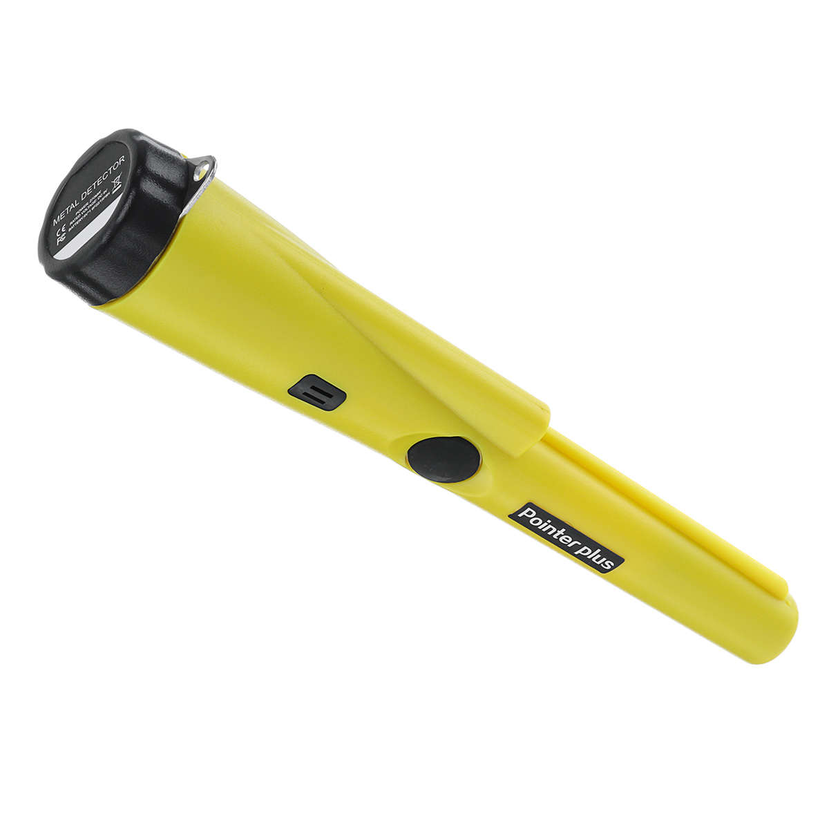 Metal Detector Pinpointing Digger Garden Detecting Waterproof Black/ Yellow (Color Black)