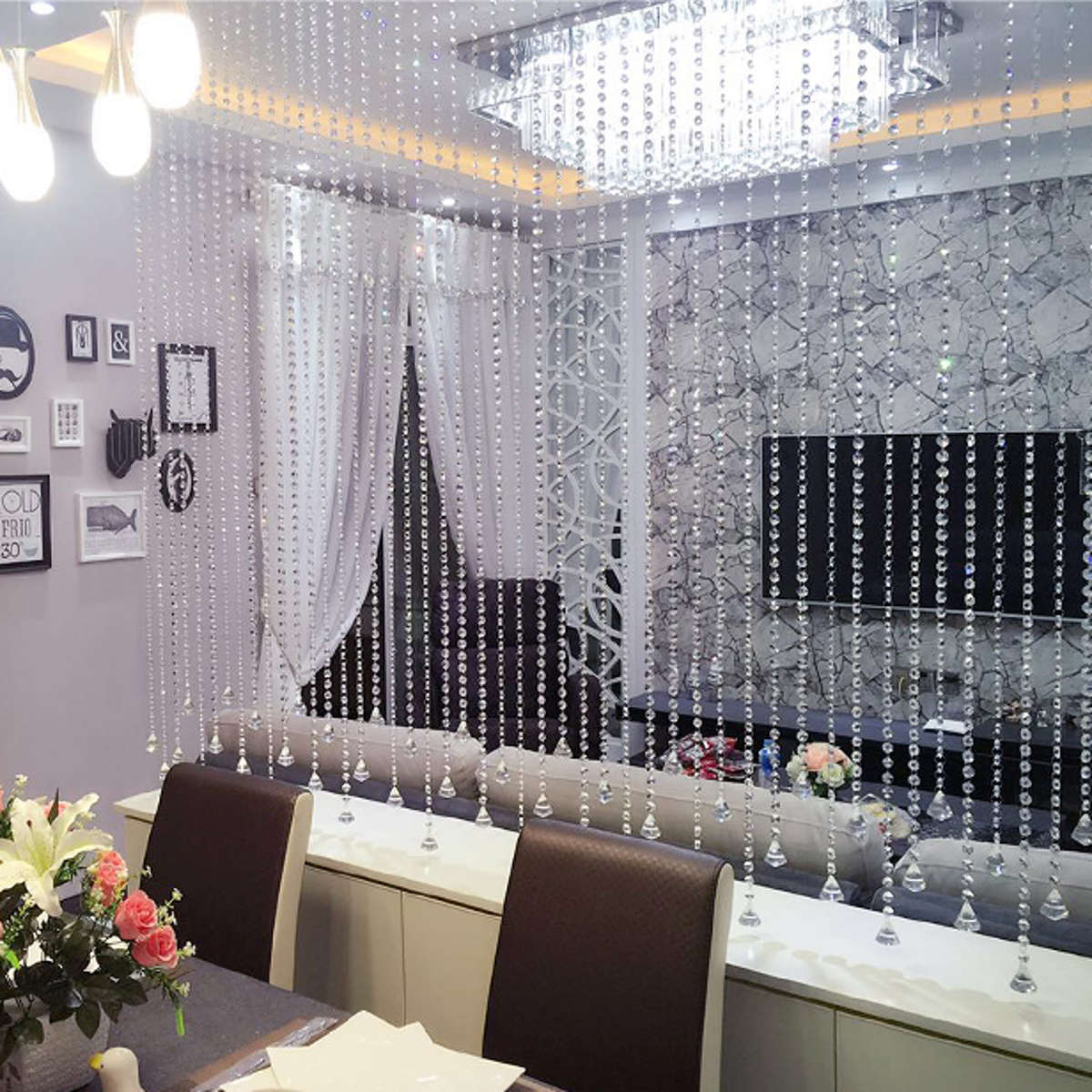 200PCS 14MM Diameter Clear Crystal Glass Chandelier Part Prisms Octagona