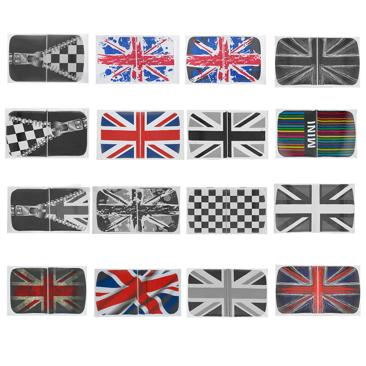 PVC Moon Sun Roof Graphics Decor Car Stickers Decal For Mini Cooper 2002-2006