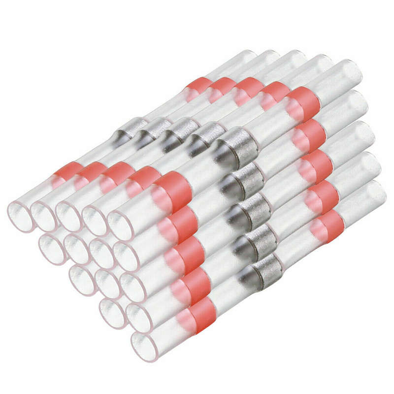 300Pcs Waterproof Heat Shrink Butt Terminals Solder Seal Sleeve Wire Connector