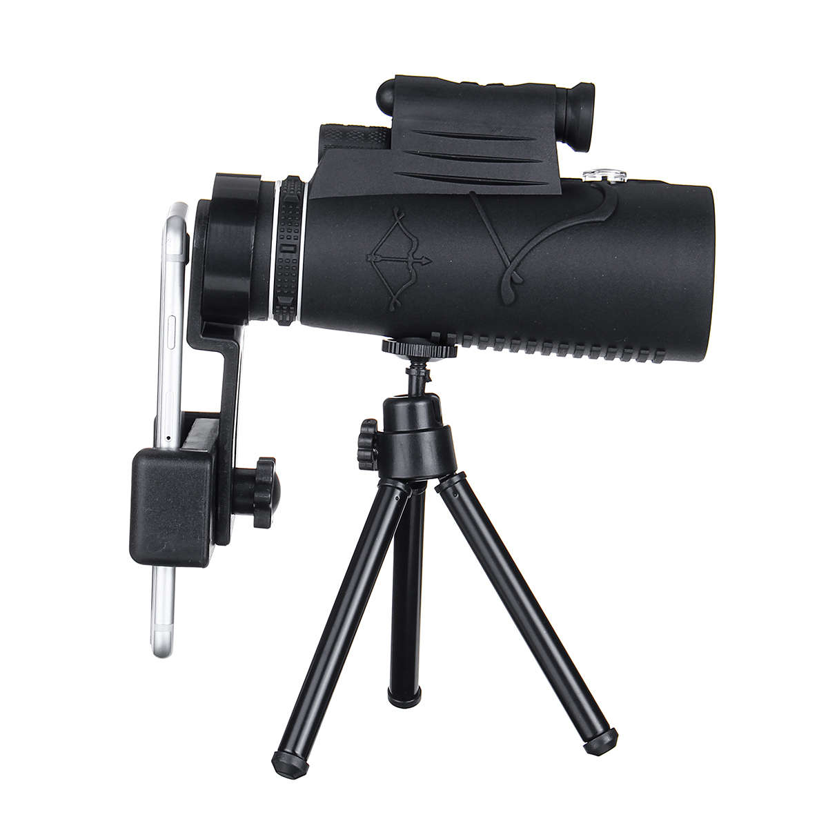 50x60 HD Smart Zoom Optical Telescope Monocular with Illumination Laser