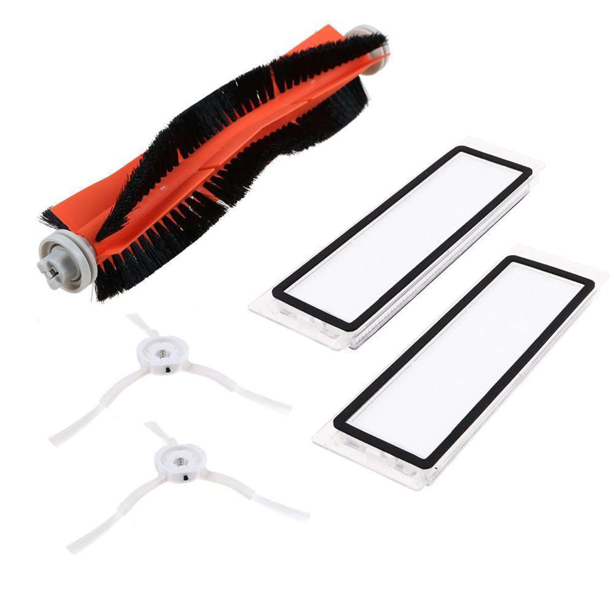 Main Brush+HEPA Filter+Side Brushes Fit Replacement Accessories For Xiaomi MI Robot Vacuum Cleaner