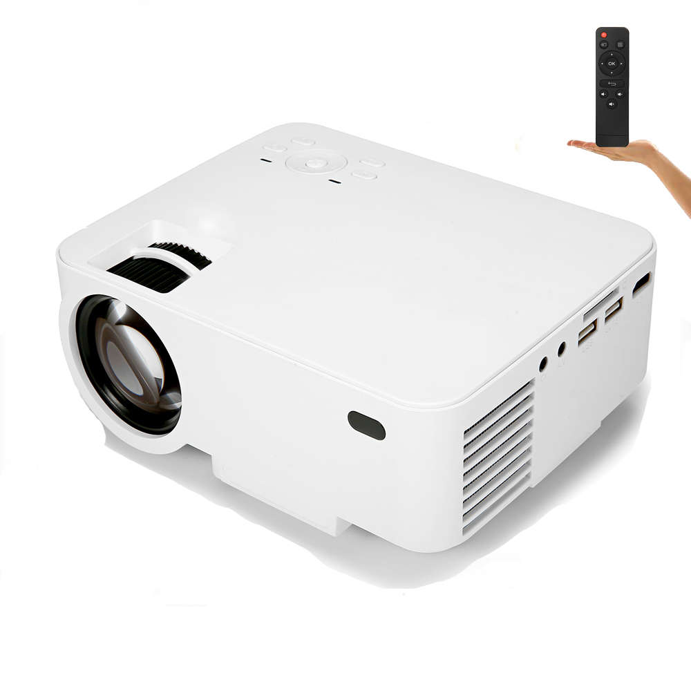 New Augibe 10000 Lumen 1080P 3D CINEMA LED Mini Projector Multimedia HDMI/USB/SD
