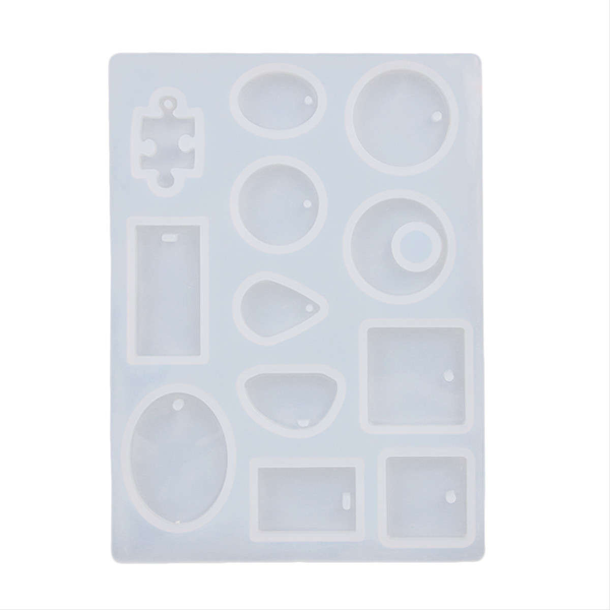 Resin Casting Molds Kit Silicone Mold Jewelry Pendant Mould Craft
