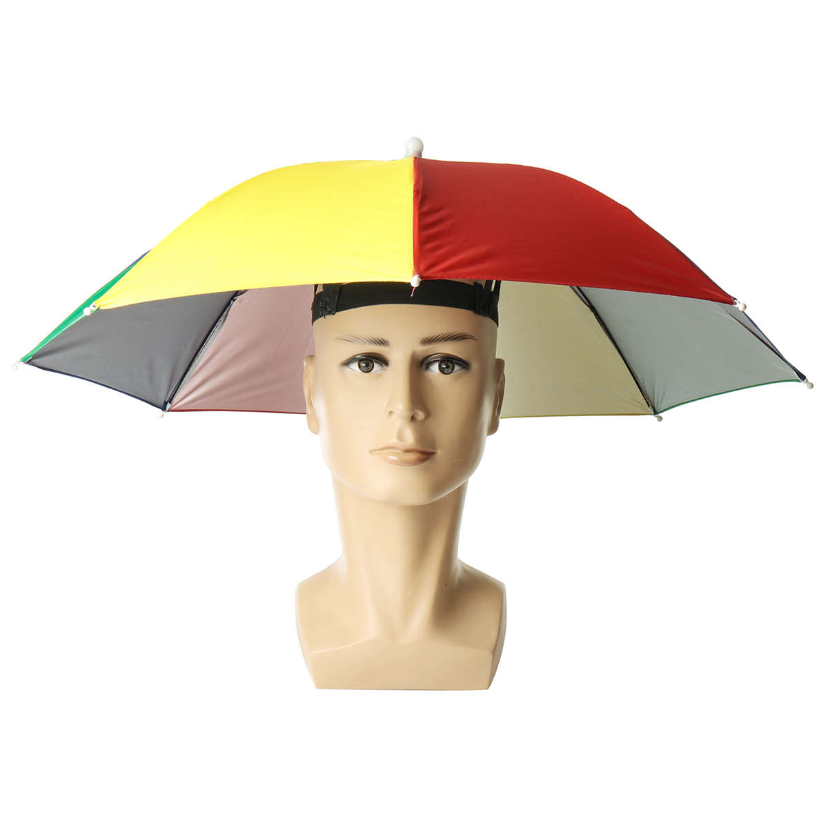 Foldable Umbrella Hat Outdoor Camping Hunting Fishing Sunshade Cap