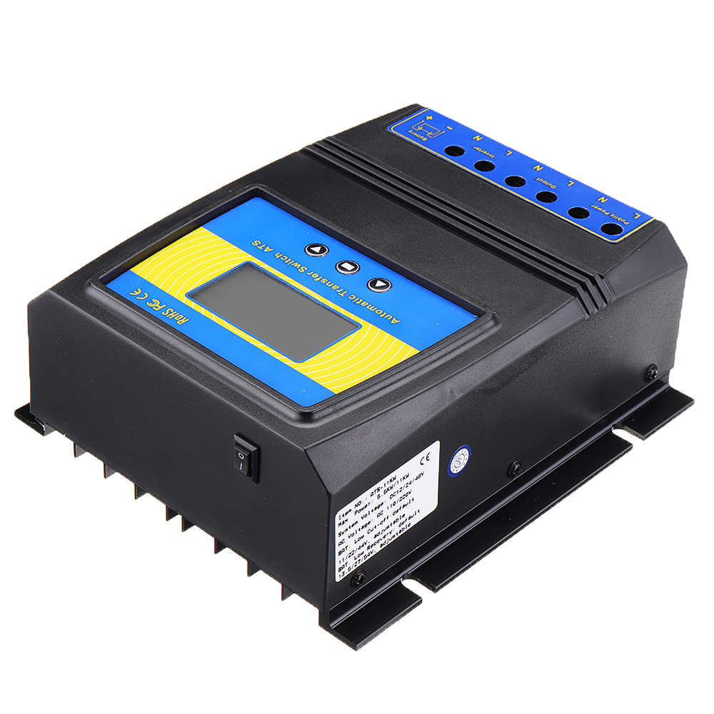 MoesHouse Automatic ATS Dual Power Transfer Switch Solar Charge Controller for Solar Wind System DC