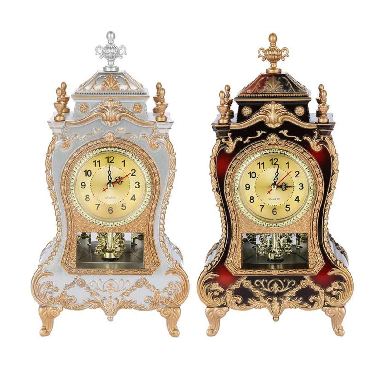 Desk Pendulum Alarm Clock Vintage Clock Classical Cabinet Creative Imperial Furn