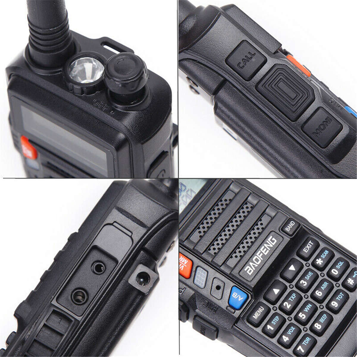 New BaoFeng UV-S9 Walkie Talkie Two Way Radio VHF UHF 128 Channels CB Funk-Trans