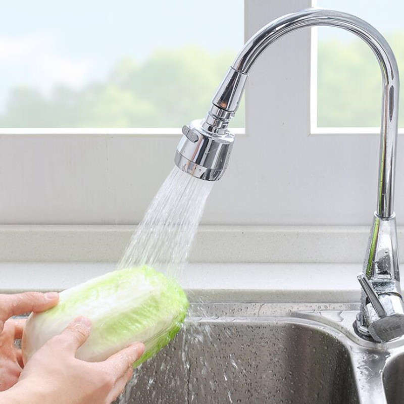New 360 Degree Rotatable Kitchen Faucet Aerator Water Saving Device Splash-proof