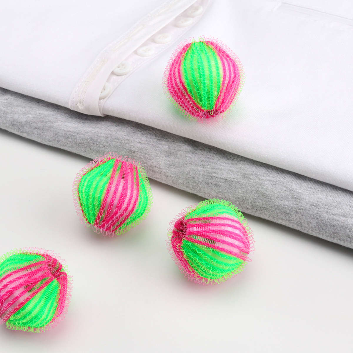 6Pcs Washing Machine Hair Remover Laundry Ball Fluff Cleaning Lint Fuzz Grab