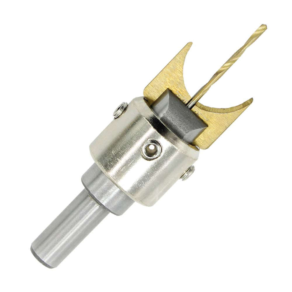 Drillpro Wooden Bead Maker Beads Drill Bit Milling Cutter Set Molding Tool Beads Router Bit (Size A)