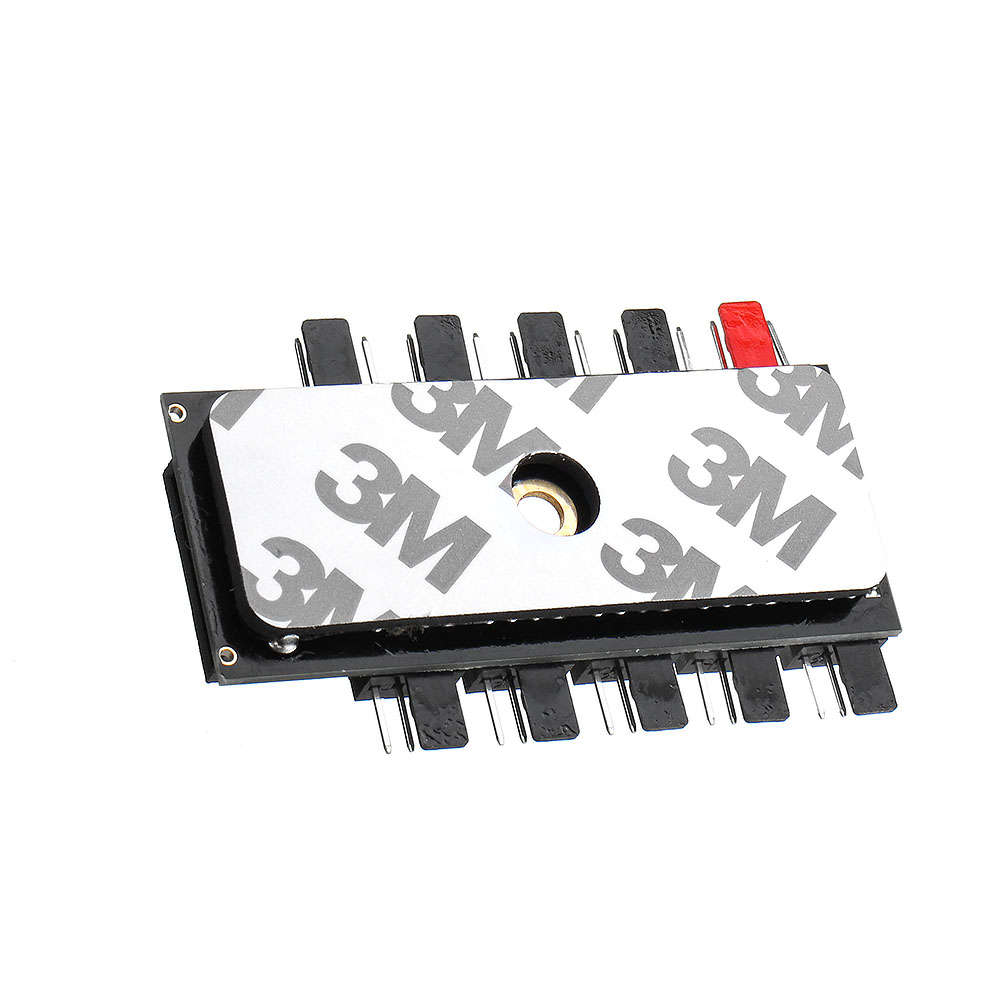 Computer Chassis 4pin Speed Temperature Control Cooling Fan PWM Fan Hub Speed Controller Support 8-w
