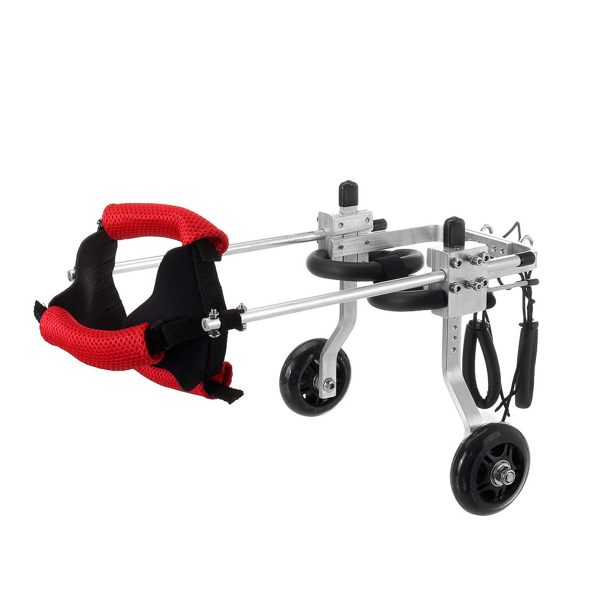 Small Stainless Steel Dog Wheelchair For Handicapped Hind Legs Pet Cat Dog Tools Kit