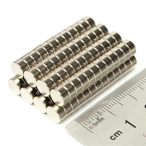 100pcs N50 Super Strong Disc Magnets 6mm x 3mm Rare Earth Neodymium Magnets...
