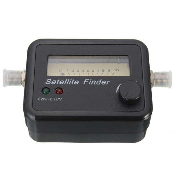 Digital Satellite Signal Dish FTA HD Monitors Signal Strength Meter Finder