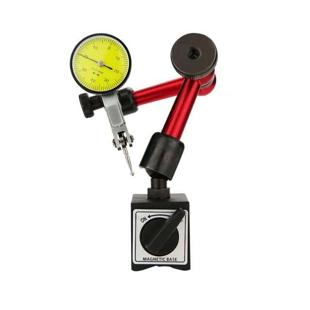 0-10mm/30mm/0.8mm Dial Indicator Magnetic Holder Dial Gauge Magnetic Stand Base Micrometer Measuring