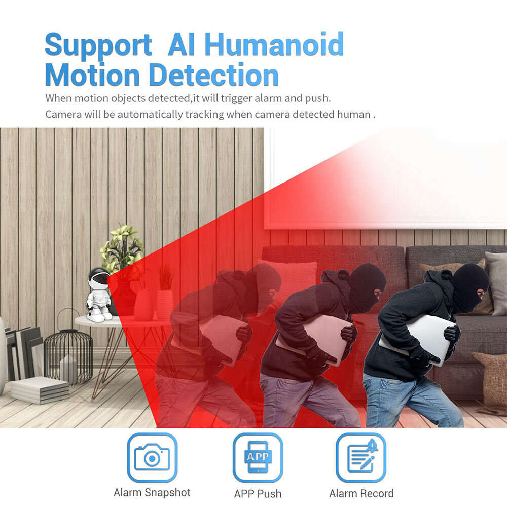 ESCAM PT205 1080P Robot IP Camera Security Camera 360 WiFi Wireless 2MP CCTV Camera Smart Home Video