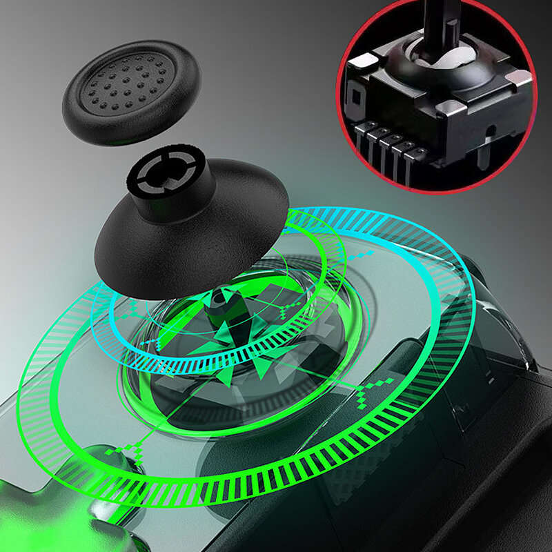 D7 Wireless Stretching Racing Game Controller Six-axis Turbo bluetooth-compatible Gamepad Joystick f