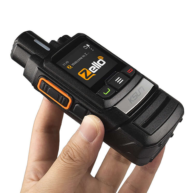 KSUN ZL60 Zello LTE GSM 4G Network PoC GPS PTT Intercom Two Way Radio 1000km Long Range Android WiFi