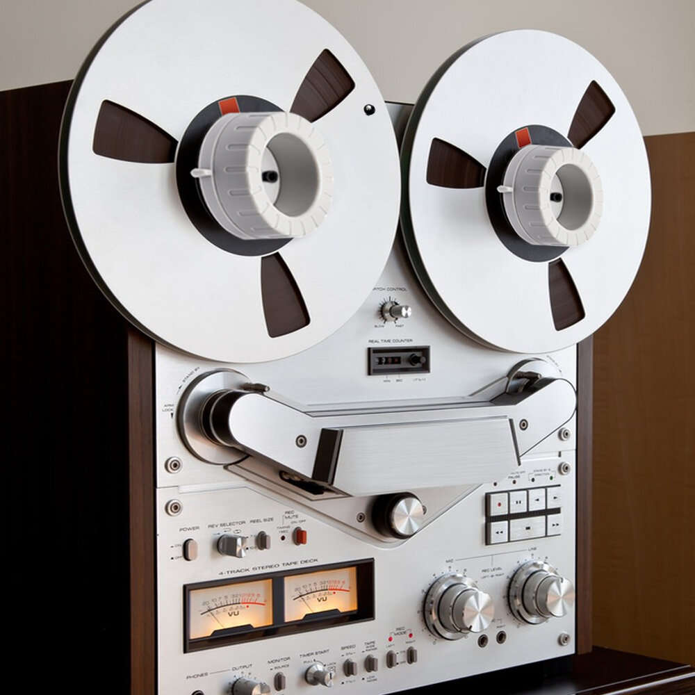 Grey - Universal NAB Reel Hub Adapters for Studer ReVox Akai Teac Reel Tape Recorders Support 1/4 In