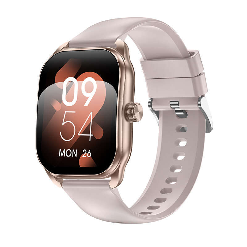 Silver - JX629 2.01inch 3D Curved Screen bluetooth Call Heart Rate Blood Pressure Blood Oxygen Monit