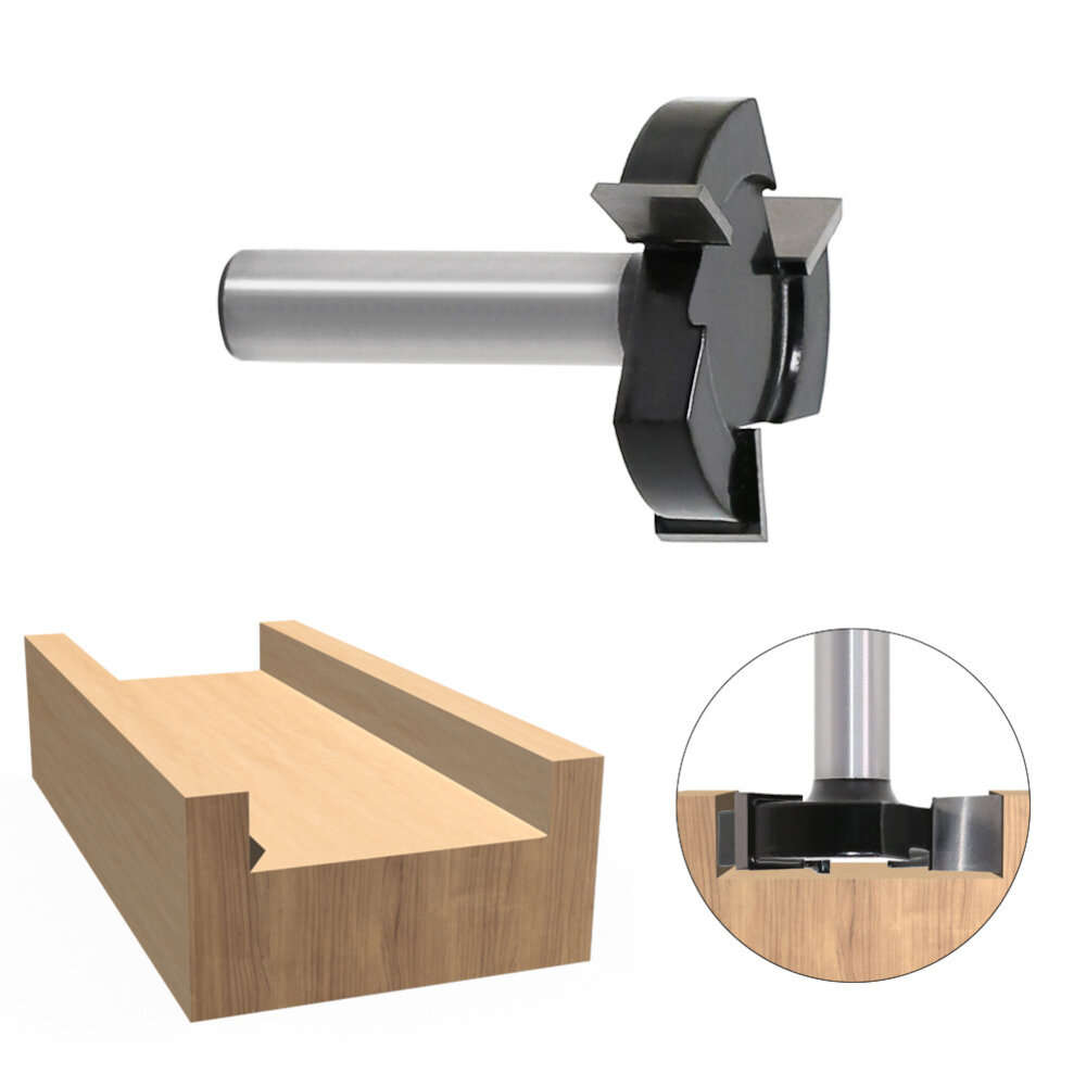 Drillpro Cnc Spoilboard Surfacing Router Bits 1/2 Inch Shank 2 Inch Cutting Diameter Slab Flattening