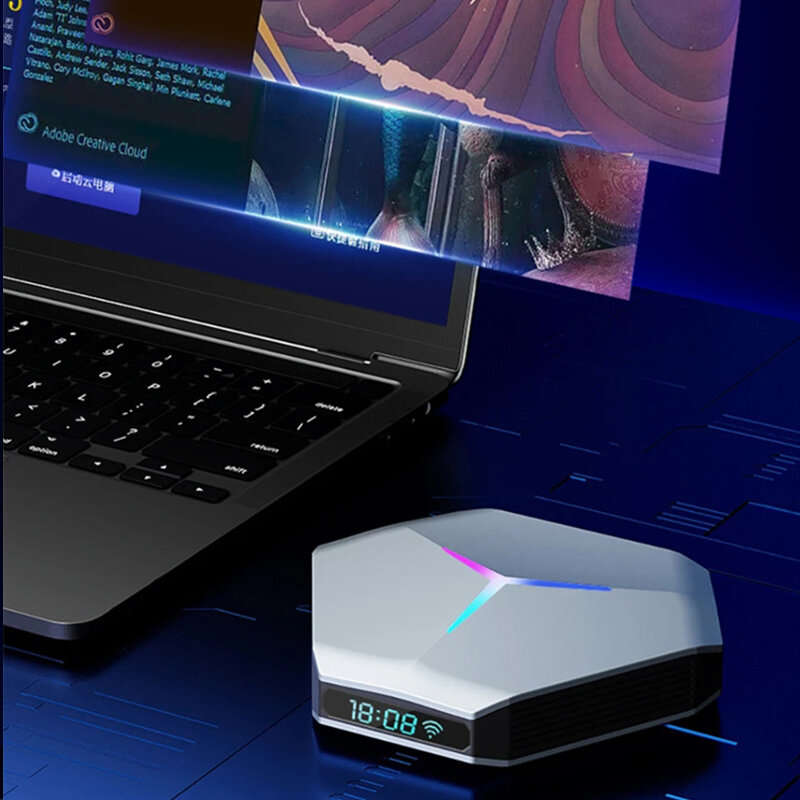128G - [128G] X10 Mech TV Game Console S905X4 Chip Quad Core Processor 4K HD Output Built-in 10300 G