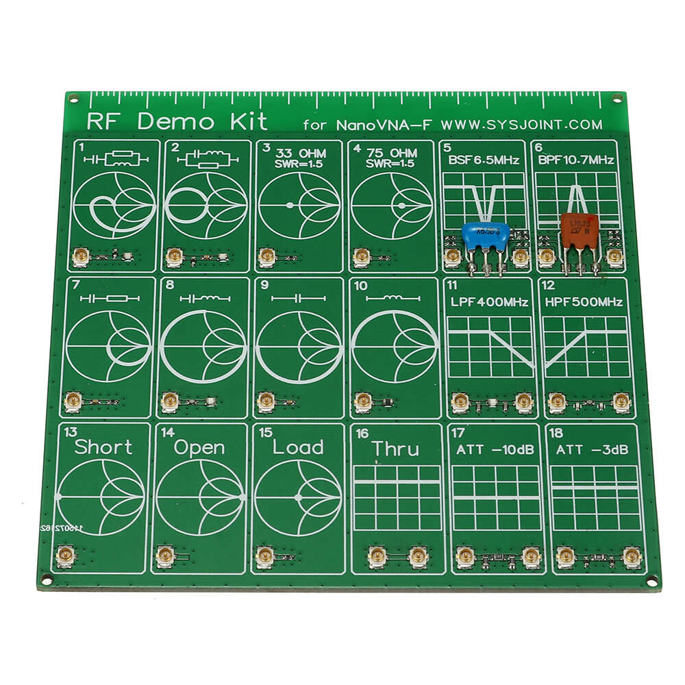 Professional RF Demo Kit NanoVNA RF Tester Board Filter Attenuator for NanoVNA-F Vector Network Anal
