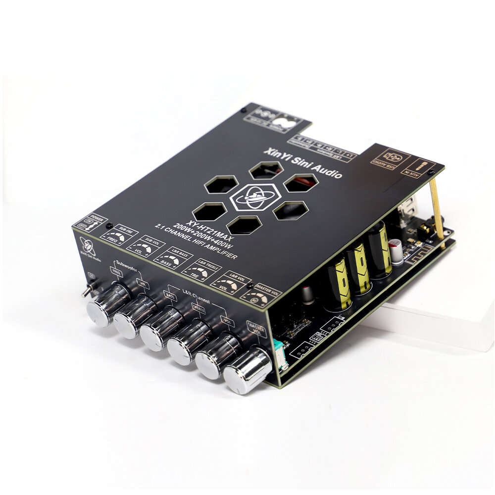 External Potentiometer - Sinilink Audio XY-HT21MAX Bluetooth Audio Power Amplifier 2.1 Channel 200W+