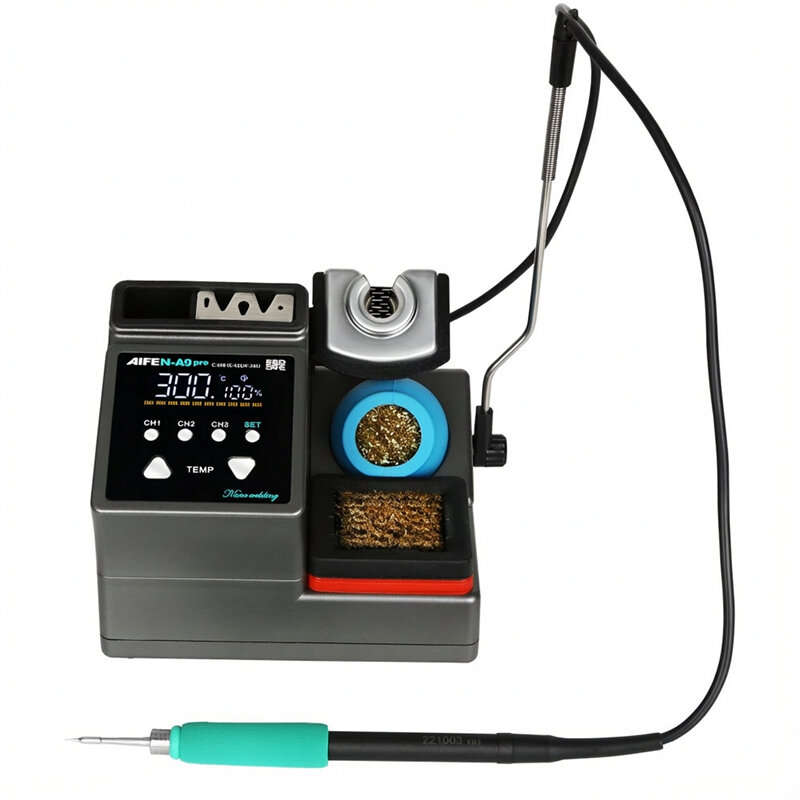 EU Plug - AIFEN A9PRO Soldering Station 120W Temperature Control Welding Tool Compatible with 245 Ti