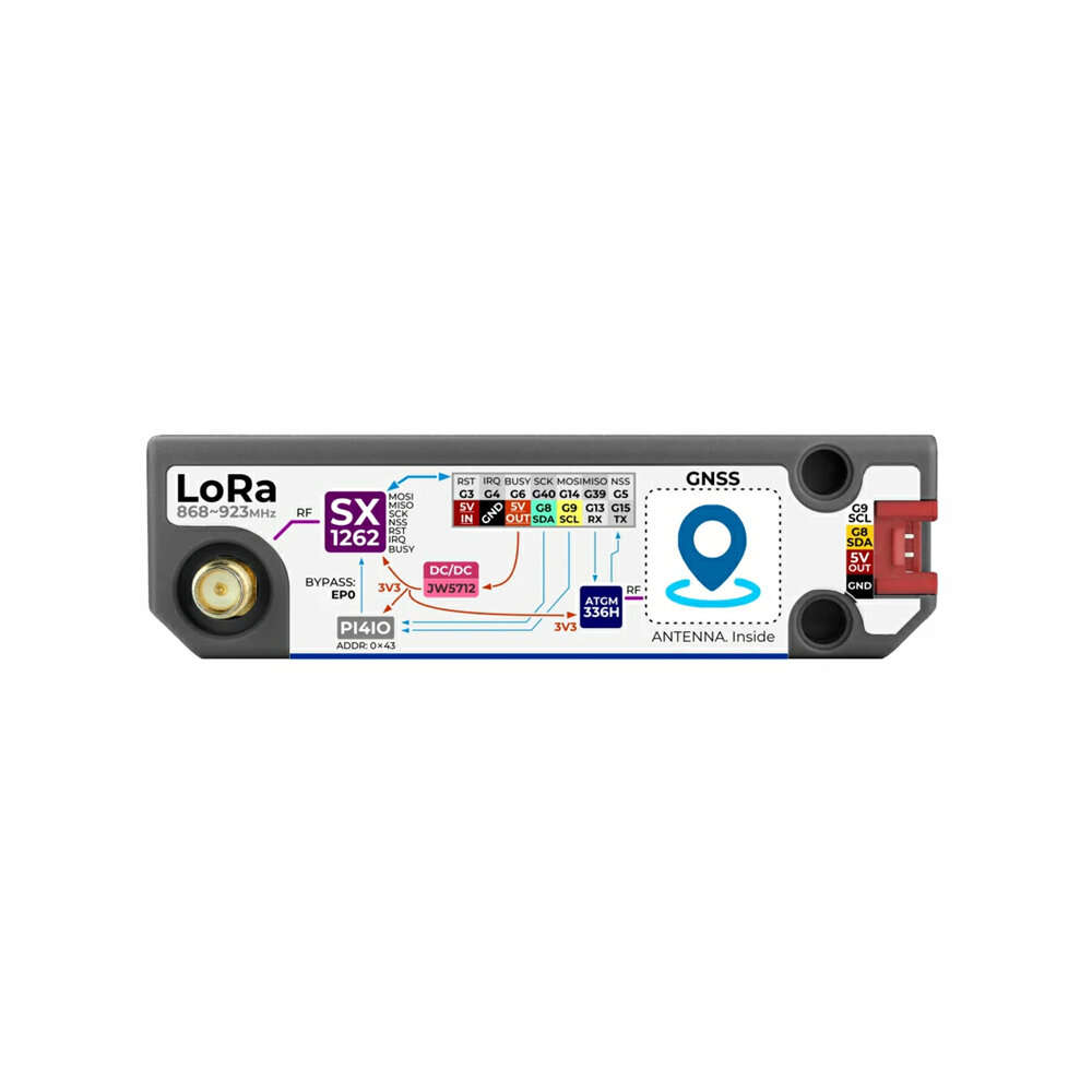 Board+Antenna - M5Stack Cap LoRa 1262 for Cardputer Adv LoRaWAN Module SX1262 GPS Antenna 868-923MHz