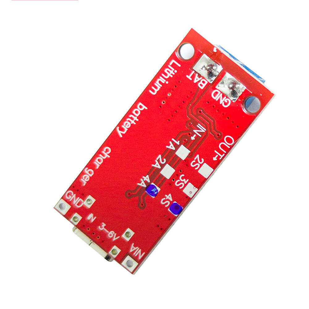 2S 3S 4S Type-C to 8.4V 12.6V 16.8V Step-Up Boost LiPo Polymer Battery Charger 18650 Lithium Battery