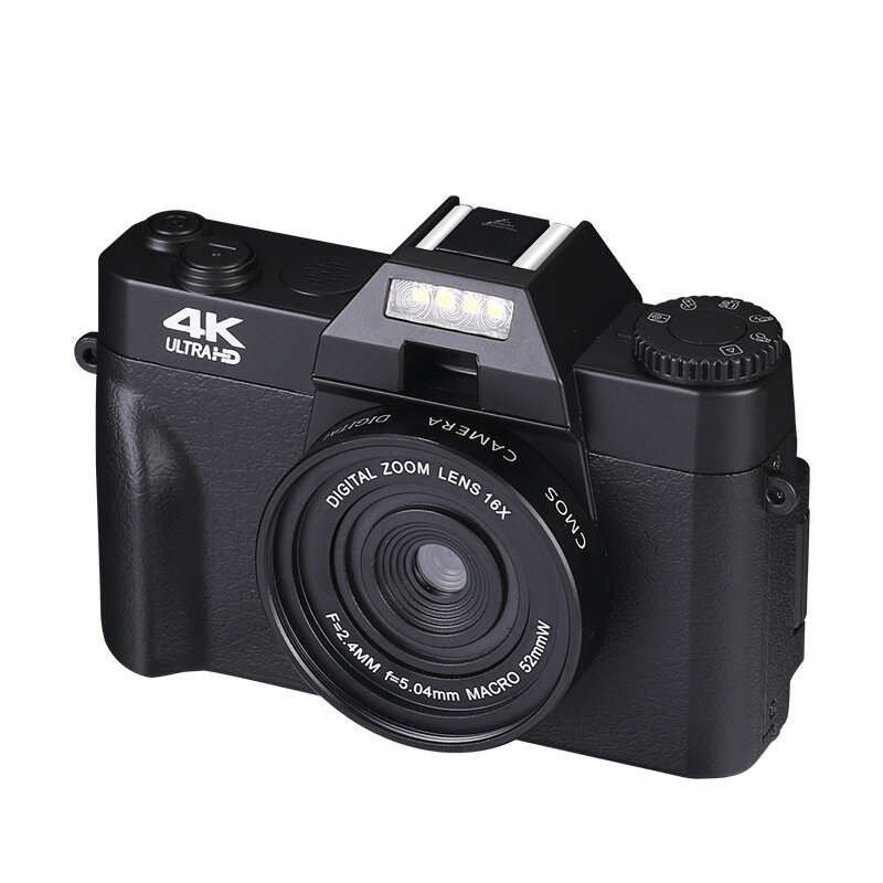48MP 4K HD Digital Camera Vlogging Camcorder 30FPS Wi-Fi 16X Zoom Video Camera Camcorder Recording C