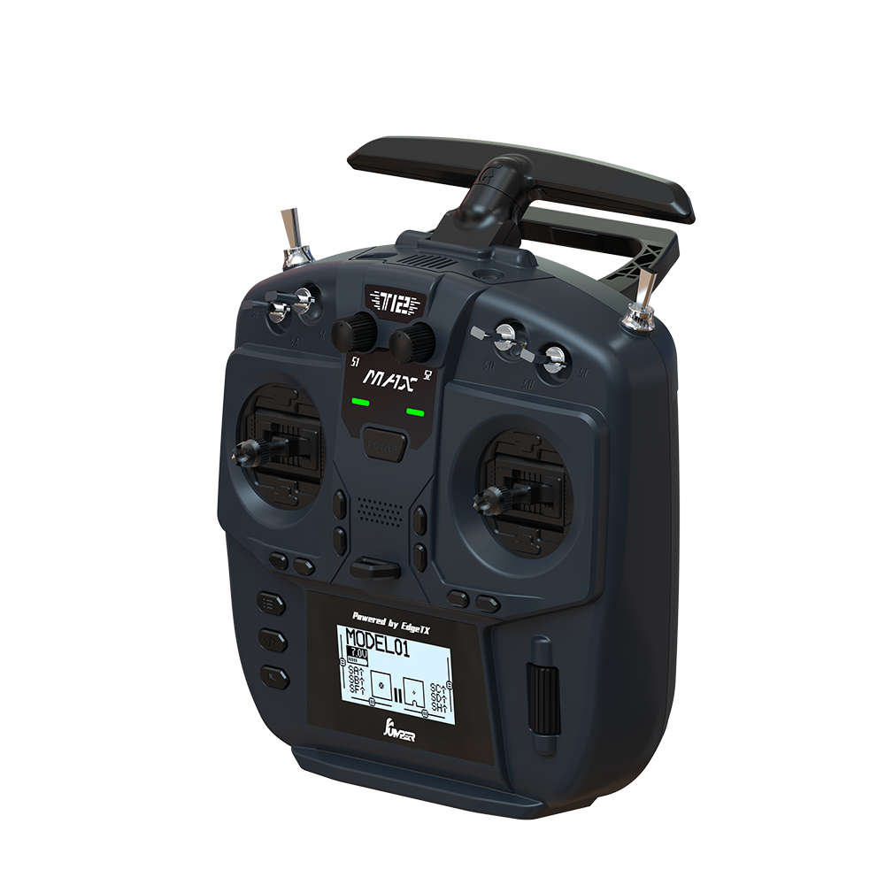 2.4GHz - JumperRC T12 MAX ExpressLRS ELRS 2.4GHz Bulit-in 1W Hall Sensor Gimbals Professional Small
