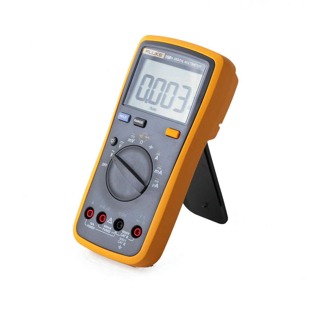 Fluke Digital Multimeter 15B +AC / DC voltage of 4000 ounts, high precision automatic portable multi