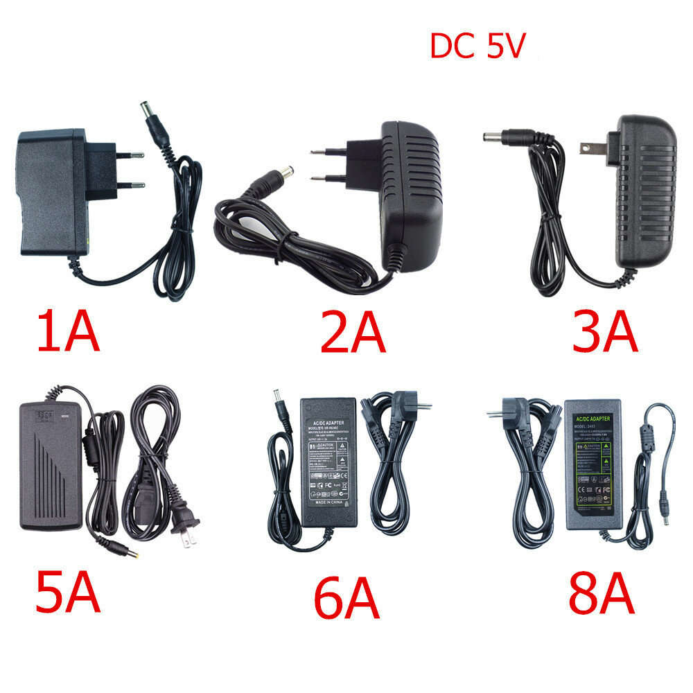 DC 5V Lighting Transformer AC 110V 220V Switching Power Supply 1A 2A 3A 5A 6A 8A 10A Wide Applicatio