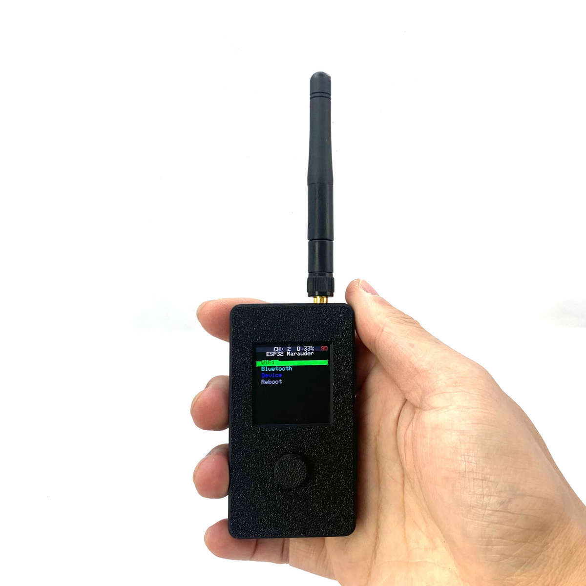 Black - ESP32 Marauder Mar-x-Auder Device WiFi Bluetooth 2.4GHz Offensive Defensive Tools with 1.44